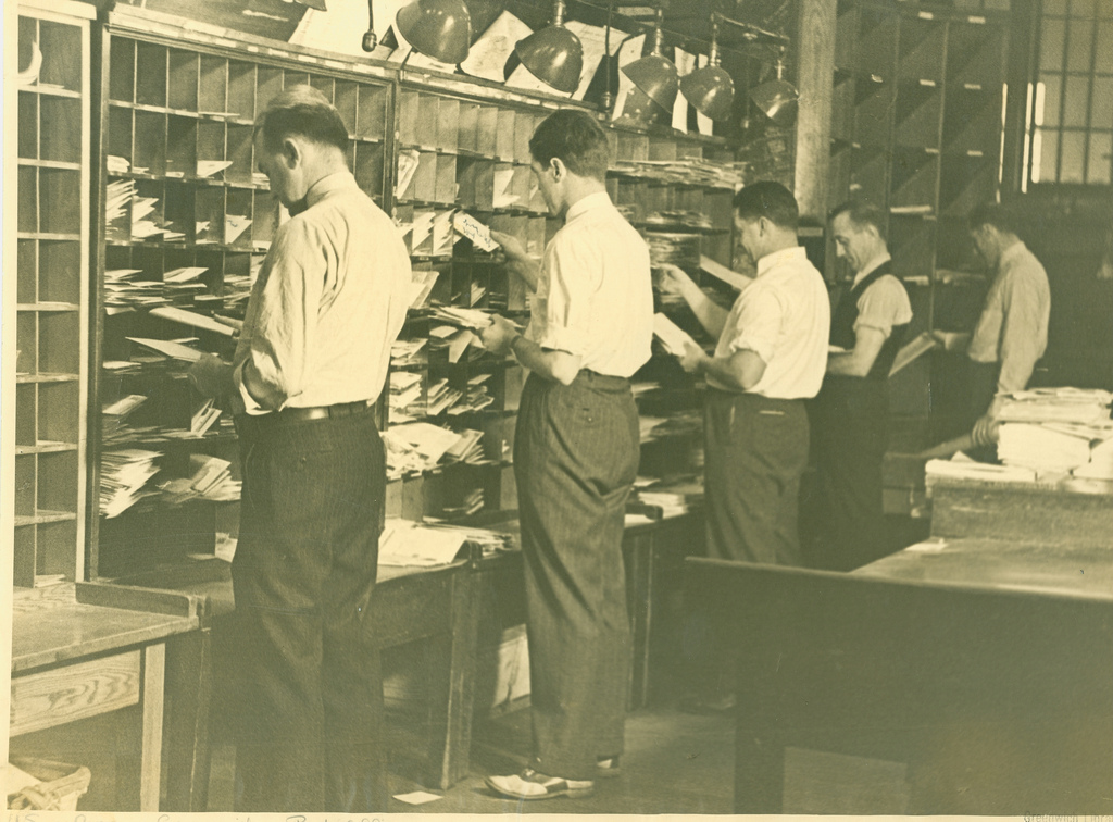 Mail Sorting Room
