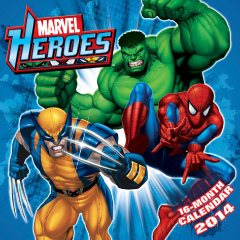 Marvel Heroes 2014 Calendar