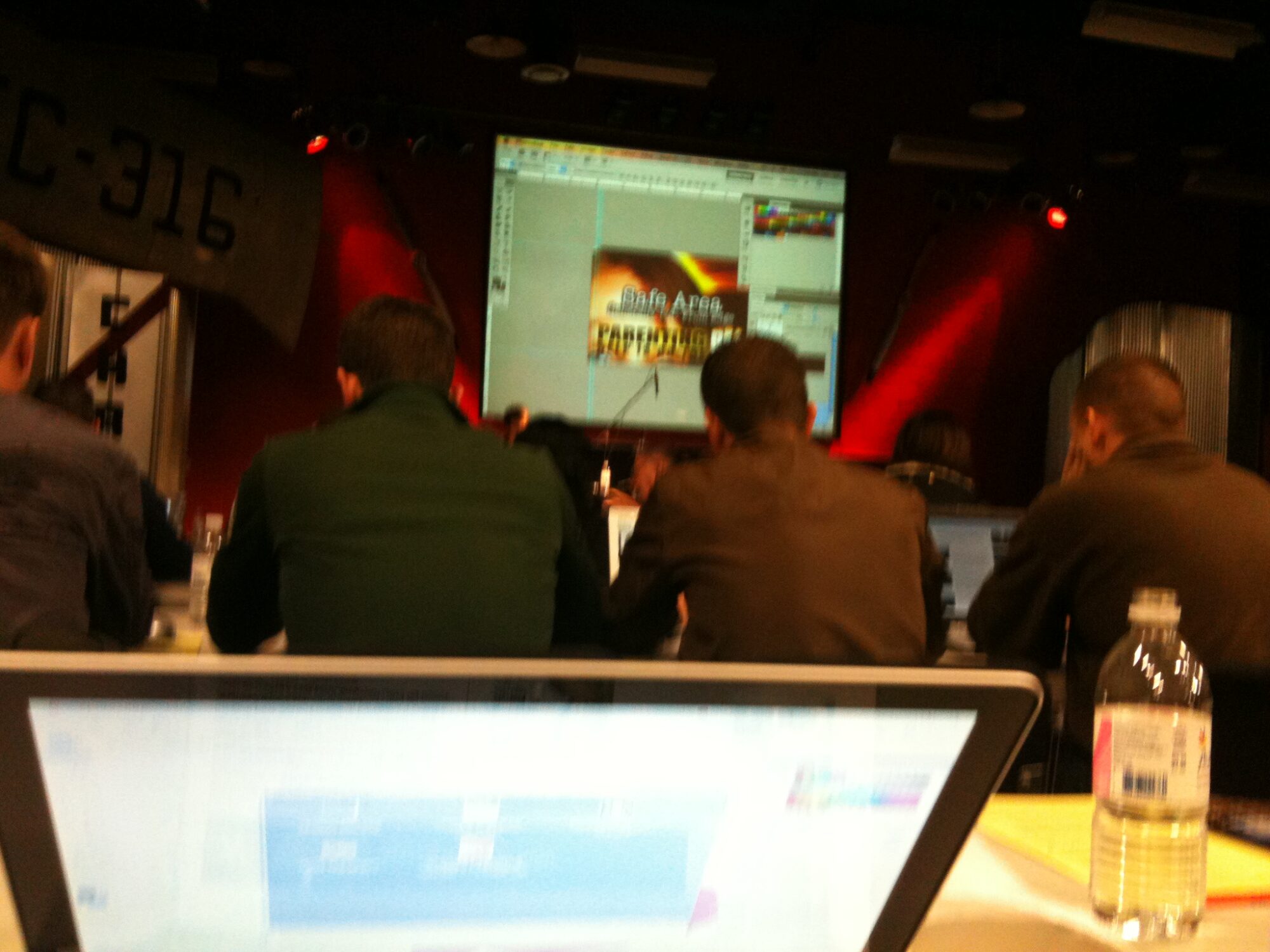 View from where I sat at.